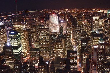Manhattan of Night View